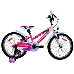 Bicicleta de Montaña 20" Umit Calypso Rosa/Blanca Para Niños de 6 a 9 Años
