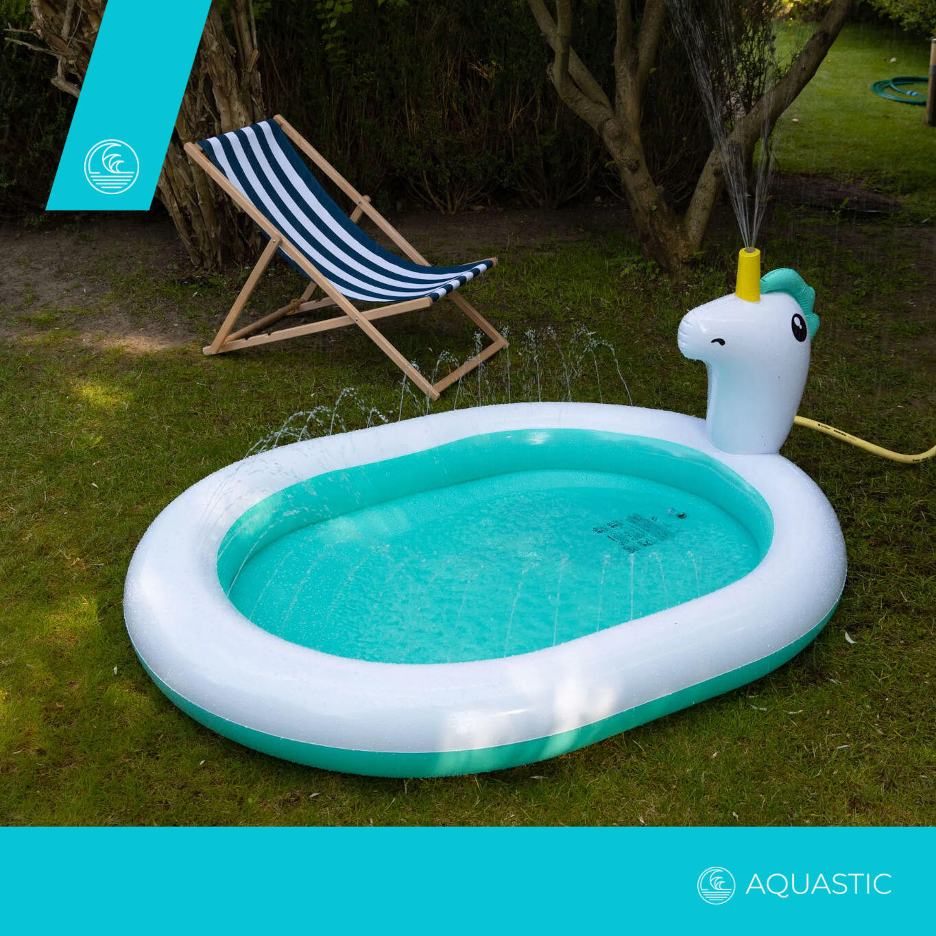 Kinderzwembad met AQUASTIC-fontein 5/7