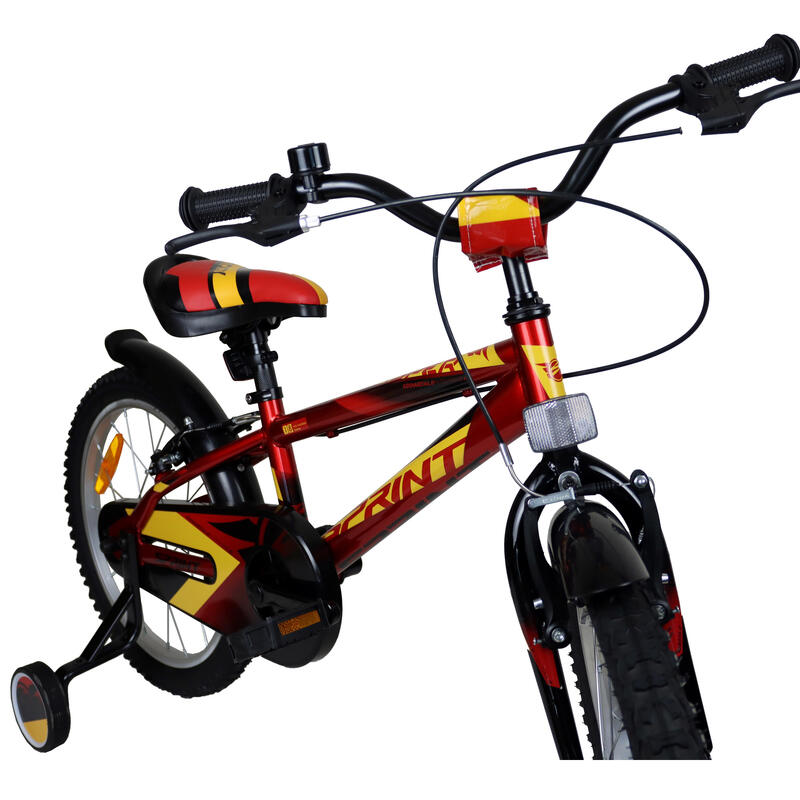 Bicicleta de montanha infantil 18" Umit Casper Vermelho/Laranja