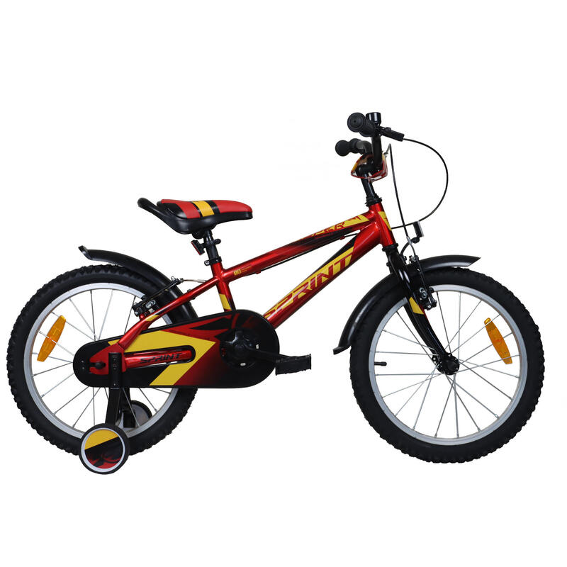 Bicicleta de Montaña Infantil 18" Umit Casper Roja/ Naranja