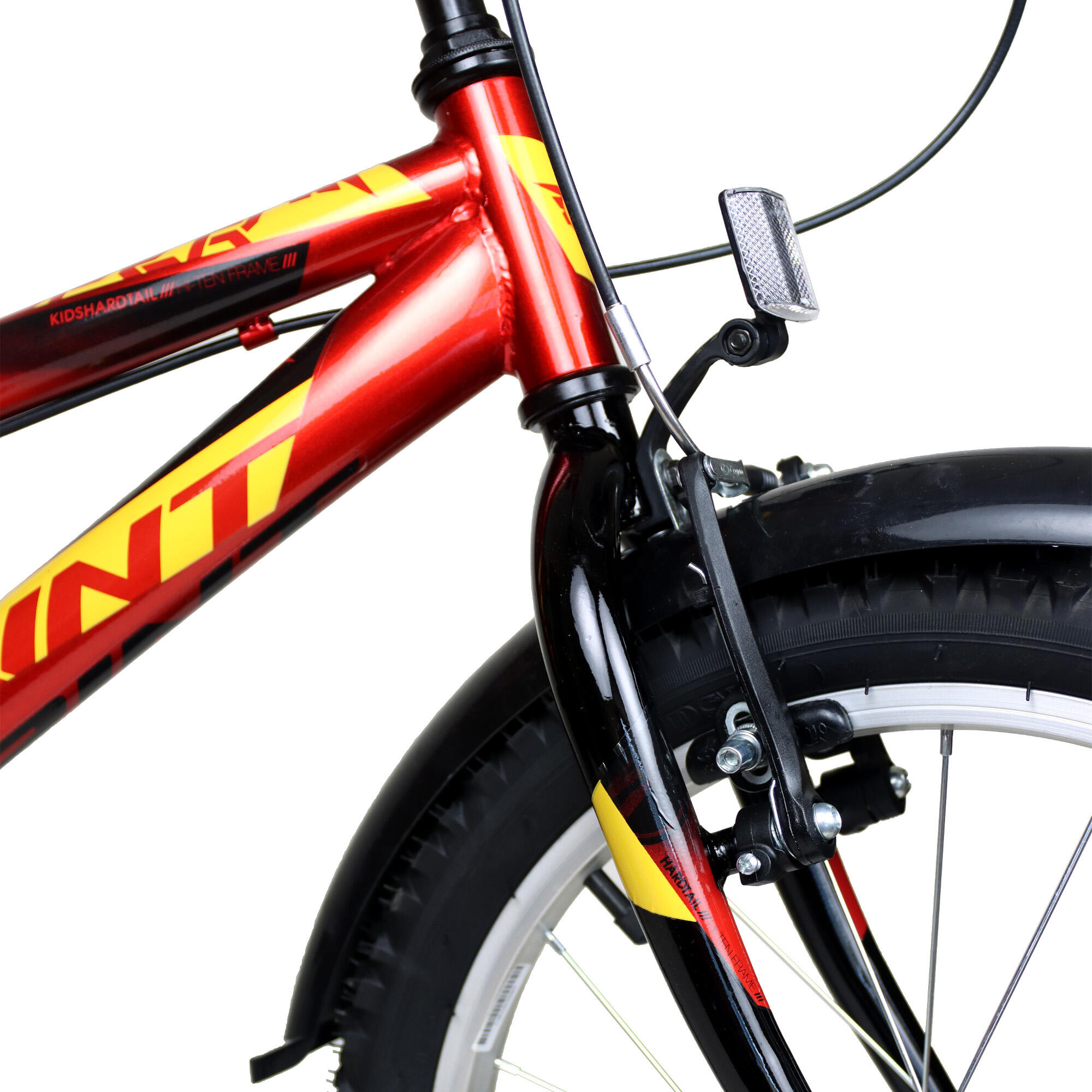 Bicicleta de montanha infantil 18" Umit Casper Vermelho/Laranja 2/6