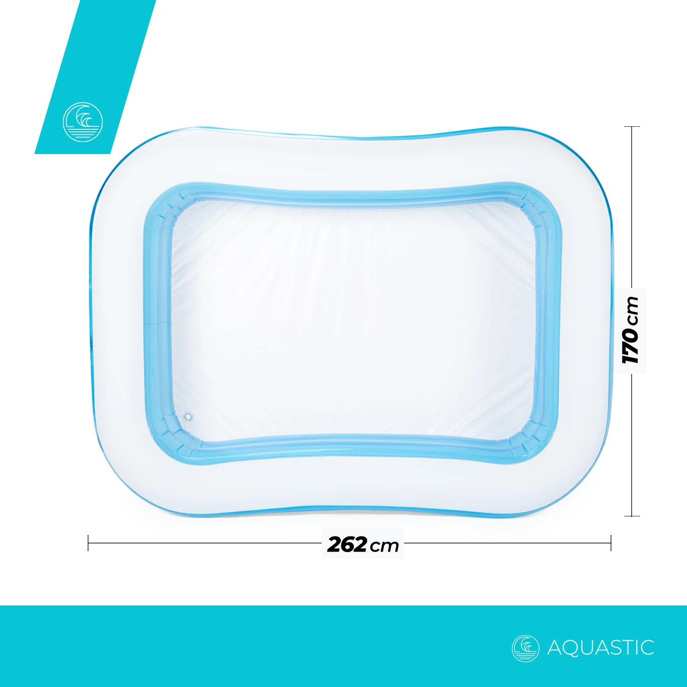 Piscina gonfiabile per bambini AQUASTIC 2/7