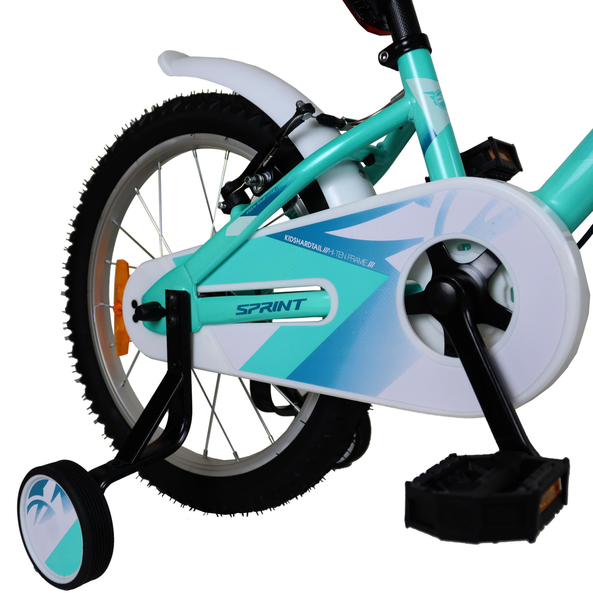 Bicicleta de Montaña Infantil 18" Umit Alyce Blanca/Turquesa 3/6