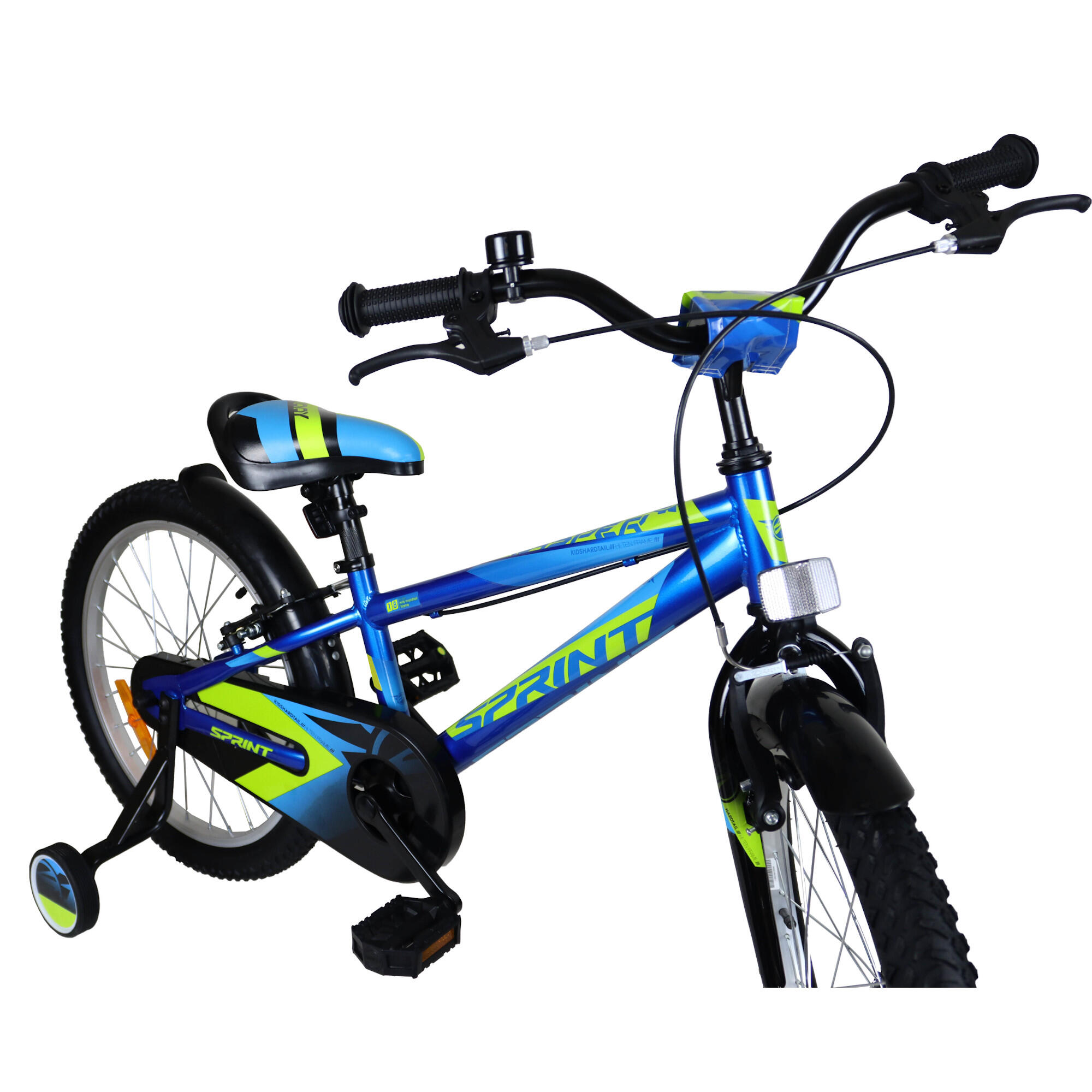 Bicicleta de Montaña Infantil 18" Umit Casper Azul/ Verde 4/6