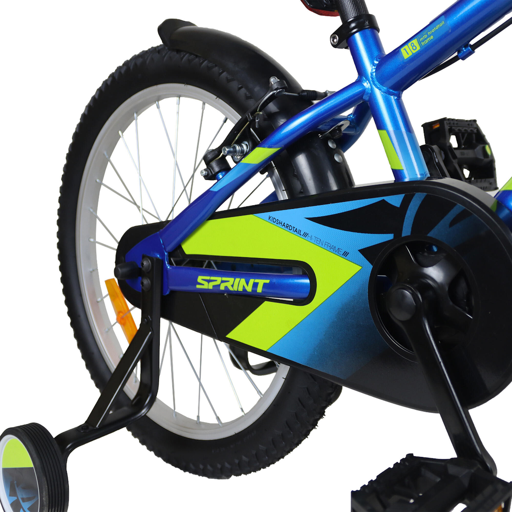 Bicicleta de Montaña Infantil 18" Umit Casper Azul/ Verde 3/6