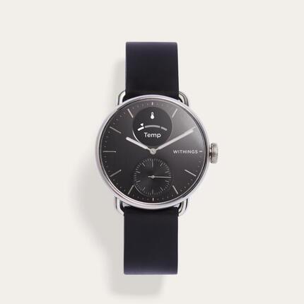 WITHINGS ScanWatch 2 - Montre connectée santé ECG SpO2 température 42mm Noir