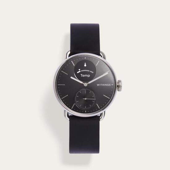WITHINGS ScanWatch 2 - Montre connectée santé ECG SpO2 température 38mm Noir