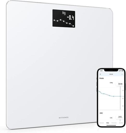 WITHINGS Body - Balance connectée WIFI pèse-personne impédancemètre Blanc