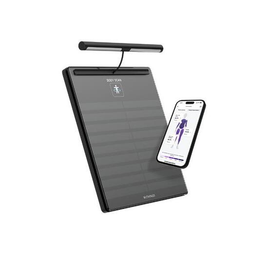 WITHINGS Body Scan - Balance connectée WIFI pèse-personne impédancemètre Noir