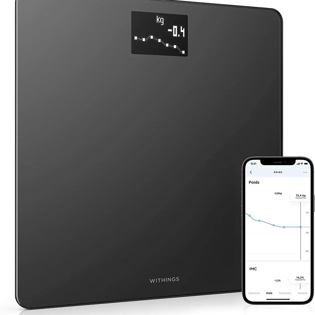 WITHINGS Body - WIFI connected weighing scale Black