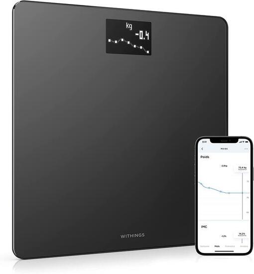 WITHINGS Body - Balance connectée WIFI pèse-personne impédancemètre Noir