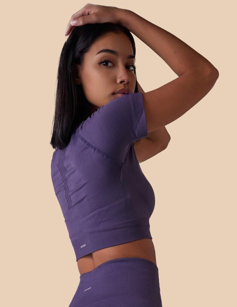 Crop top sans coutures Femme Fitness Naya 2/8