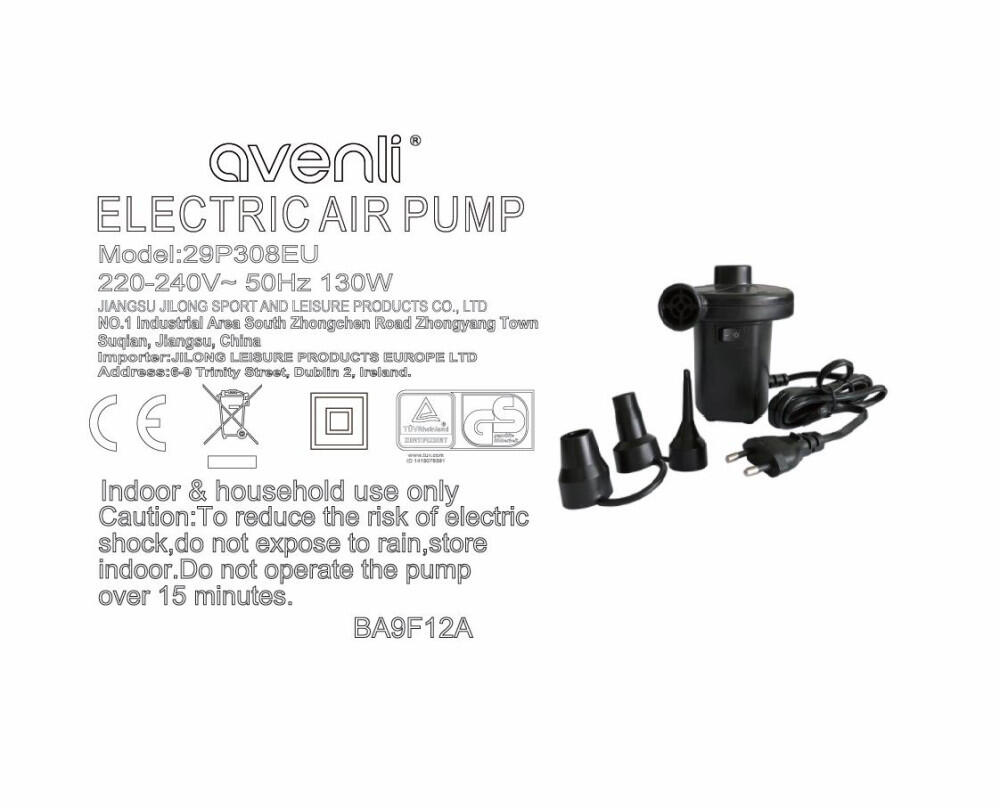 Elektrická pumpa - kompresor AVENLI AC 230 V 4/4