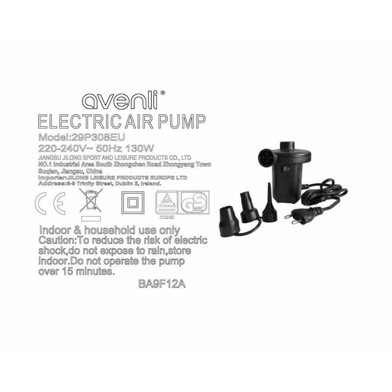 Avenli elektromos pumpa 230V 12x10x11cm