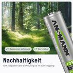 ANSMANN Akku AA Mignon 800mAh 1,2V NiMH für Solarlampen 6 Stk. wiederaufladbar 7/7