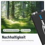 Akku E-Block 9V 280 mAh Ni-MH, 2 Stück, wiederaufladbar 7/7