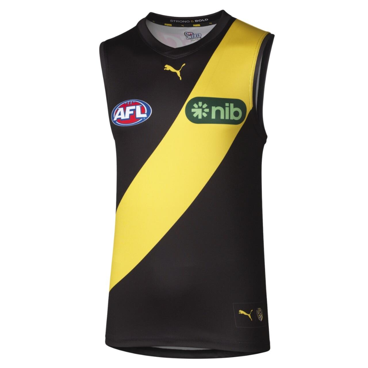 Richmond Tigers 2024 PUMA AFL Mens Home Guernsey | Black