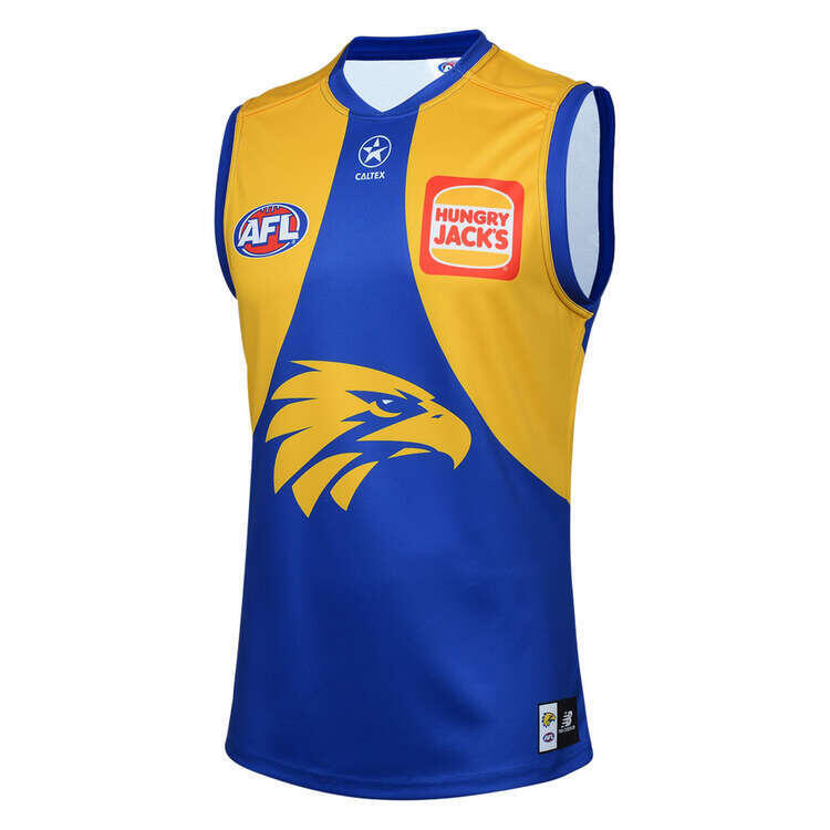 West Coast Eagles 2024 NEW BALANCE AFL Mens Home Guernsey | Blue