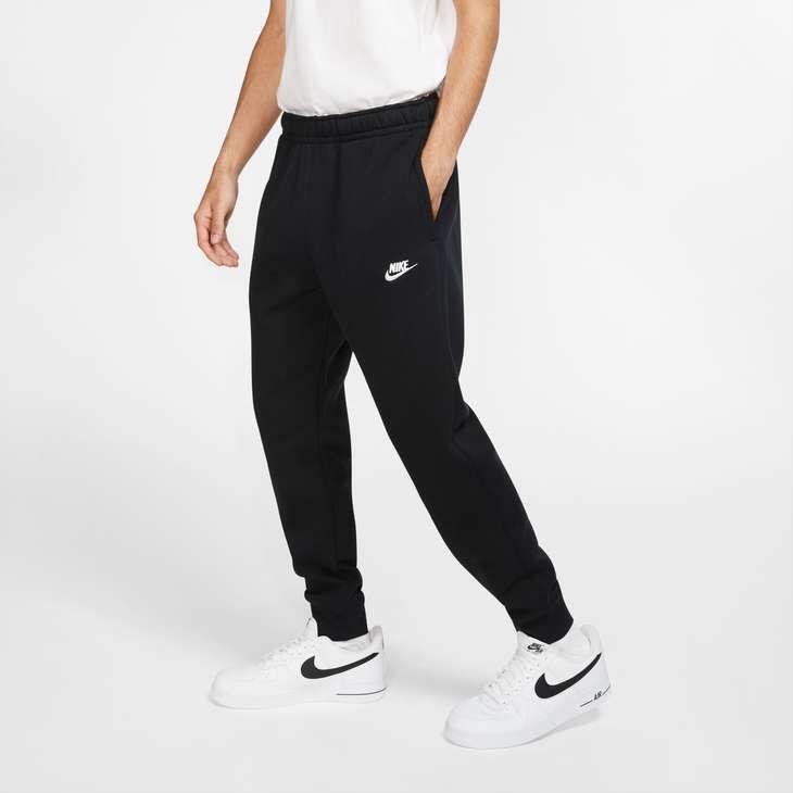 Nike - Pantalon Pour Hommes Sportswear Club Fleece Jogger - Pantalons - Blanc|noir - 38 S - Decathlon