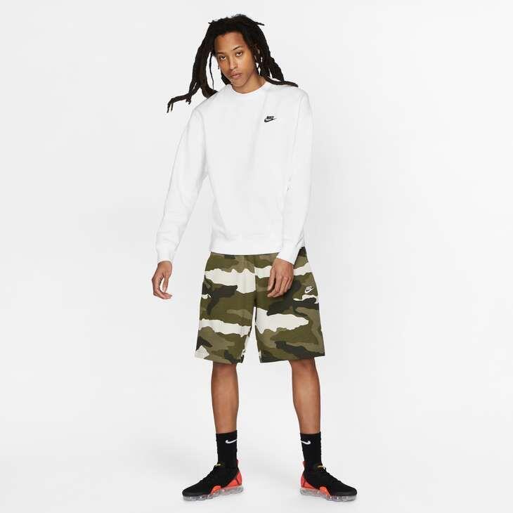 NIKE Blouse Nike Sportswear Club, Wit, Mannen
