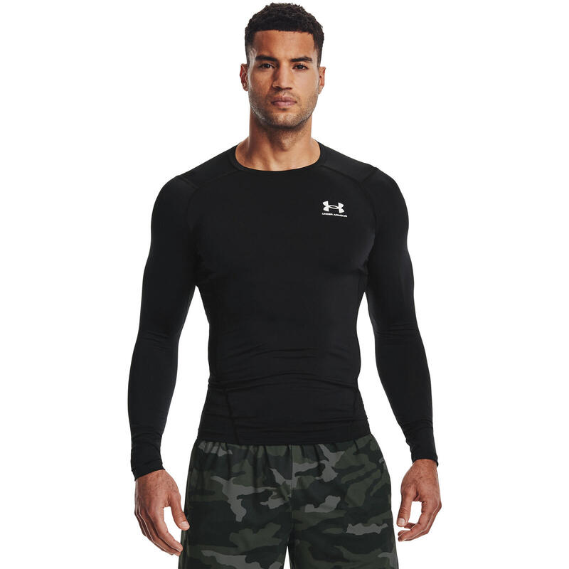 Blouse Under Armour Heatgear Armour Long Sleeve, Zwart, Mannen