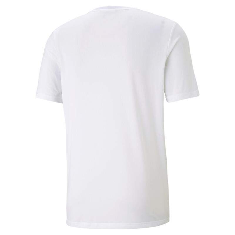 Active Big Logo T-shirt voor heren PUMA White