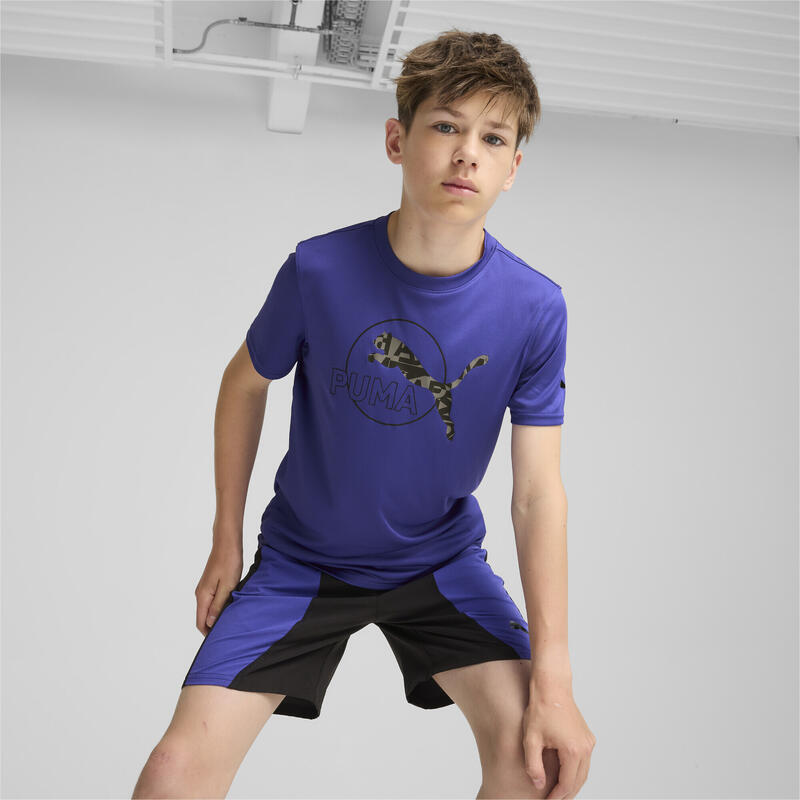 T-shirt PUMA Fit Enfant et Adolescent PUMA Lapis Lazuli Blue