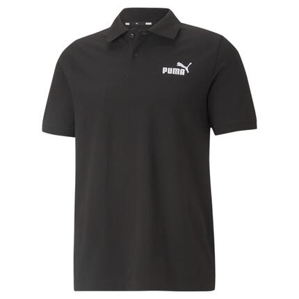 Polo de piqué Hombre PUMA Essentials Negro