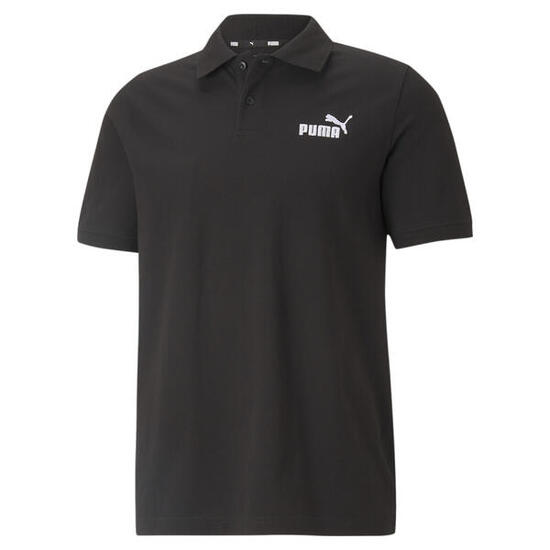 Polo de piqué Hombre PUMA Essentials Negro