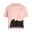 ARENA X TSUMORI CHISATO LADIES CAT GRAPHIC SHORT SLEEVES TEE - PINK