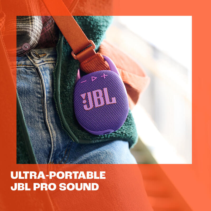 Clip 5 Ultra-Portable Waterproof Speaker - Black Orange