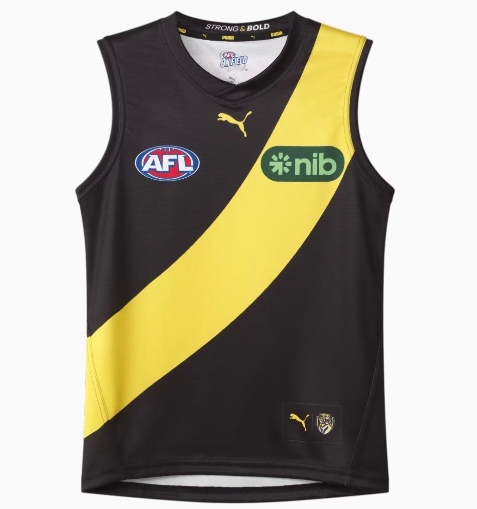 Richmond Tigers PUMA 2024 Youth Home Guernsey