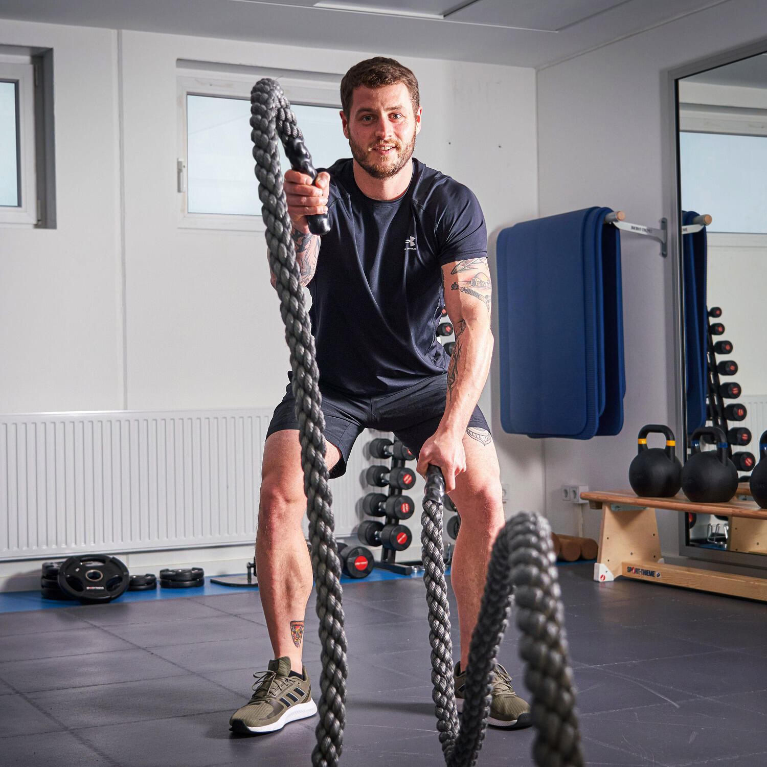 Battle Rope Burn 15 m, 10 kg Ohne Nylonummantelung Fitness / Krafttraining 2/2