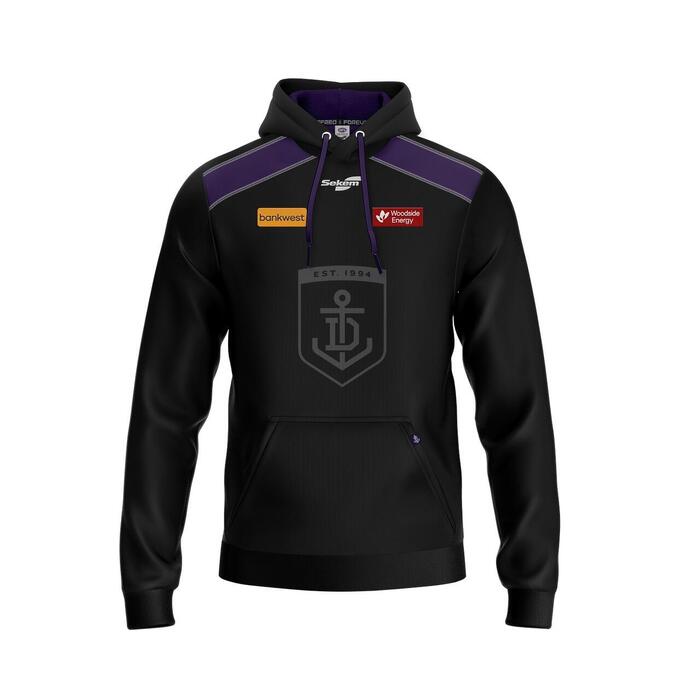 Fremantle Dockers 2024 SEKEM AFL Mens Player Hoodie Purple