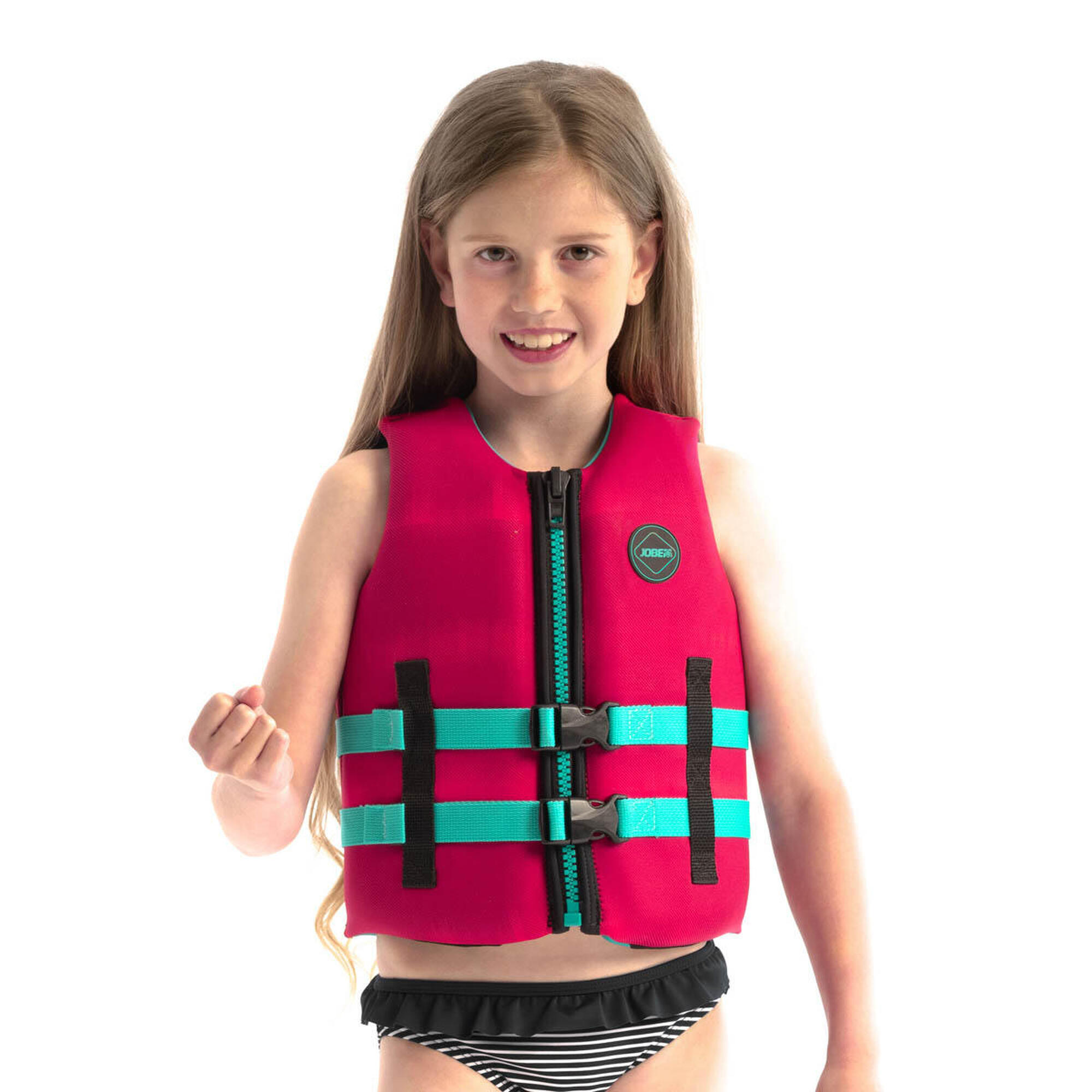 Jobe - Néoprène Hot Pink Gilet De Sauvetage Enfant 50n Jetski Wakeboard Bateau Sup - Gilet De Natation - Rose - 14 À 16 Ans - Decathlon