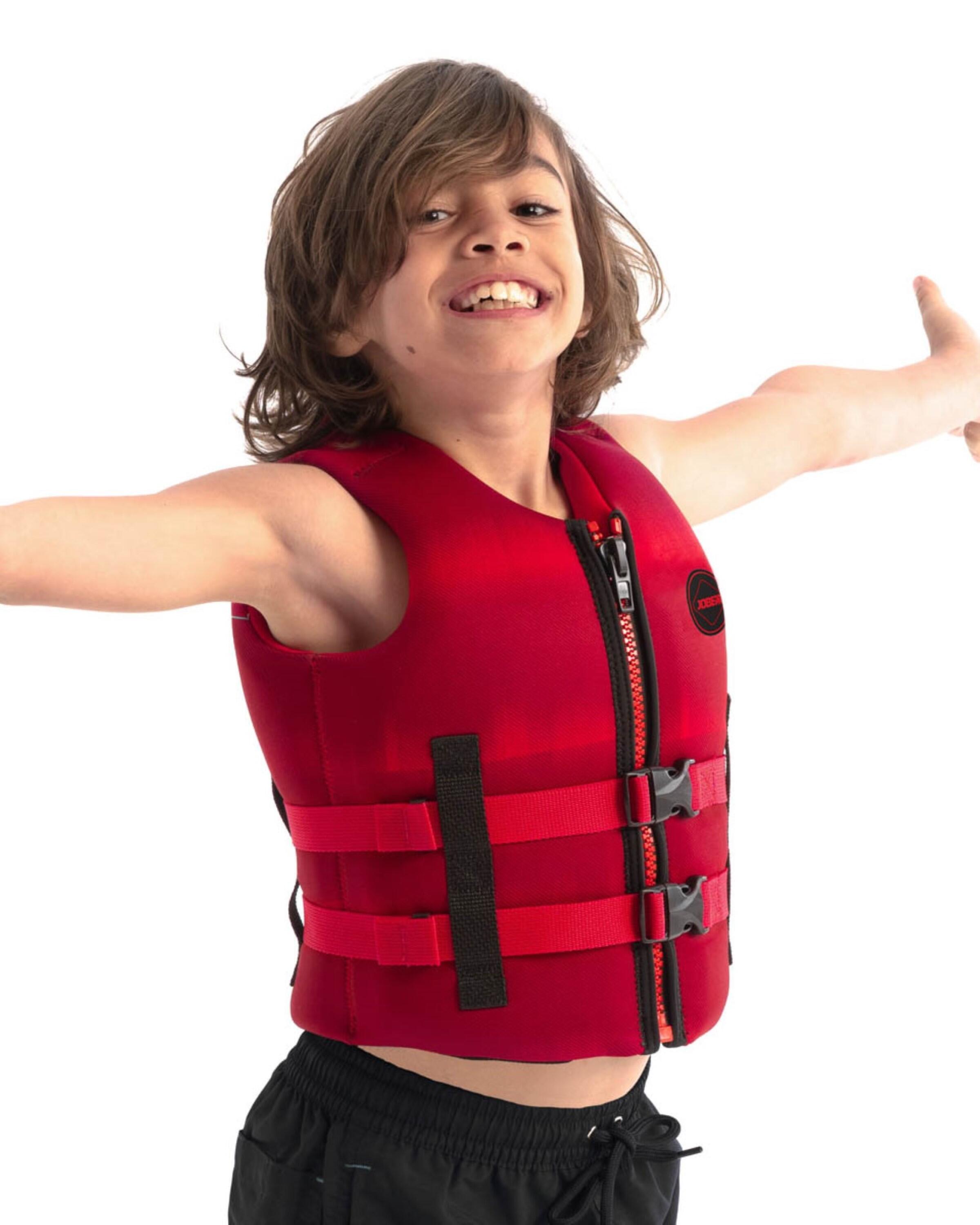 JOBE NEOPREN Red Kinder Schwimmweste 50N Jetski  Boot Wasserski Funtube Schwimmen