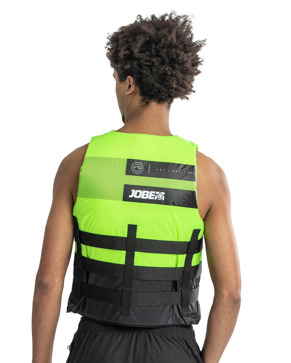 4 Buckle Lime Unisex 50N Schwimmweste Jetski Wakeboard Boot SUP Wasserski 3/5