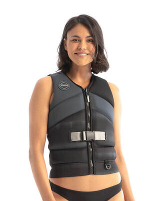 Unify Black Damen 50N Schwimmweste Jetski Wakeboard Boot SUP Wasserski