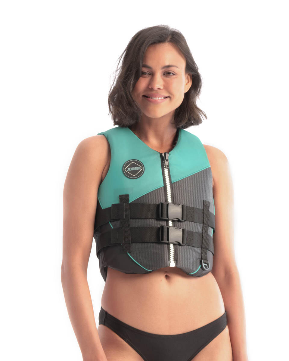 JOBE NYLON Vintage Teal Damen 50N Schwimmweste für Jetski Wakeboard Boot SUP