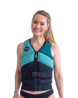 Unify Vintage Teal Damen 50N Schwimmweste Jetski Wakeboard Boot SUP Wasserski
