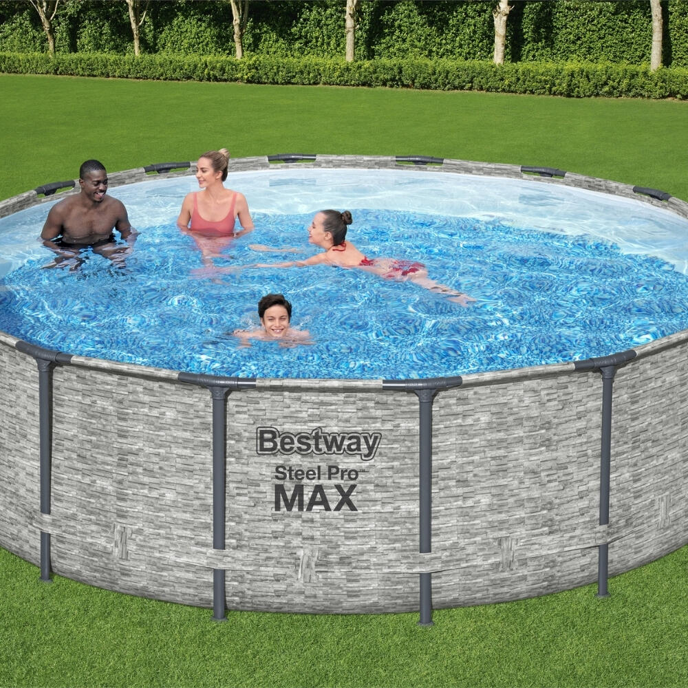 Bestway Steel Pro MAX Rund - 488x122 cm + Accessoires CB30 2/6