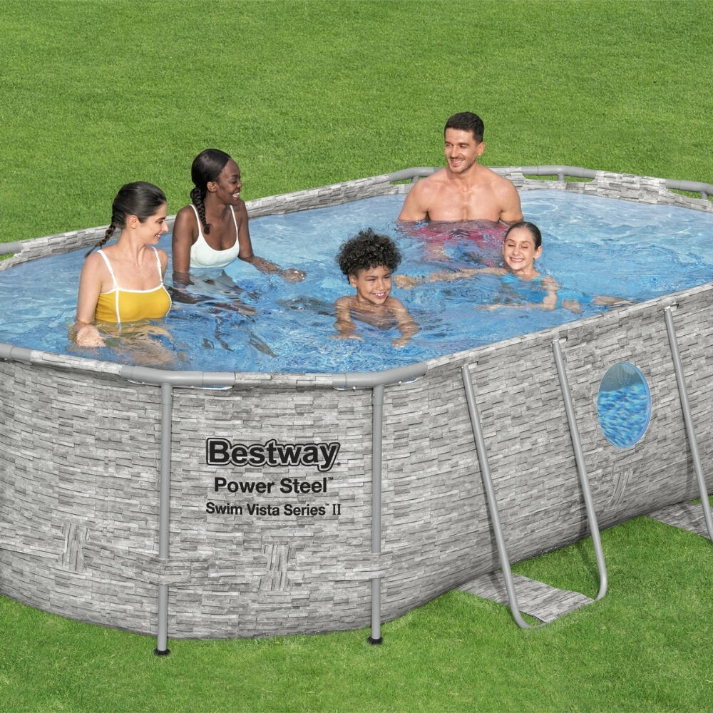 Bestway Power Steel Oval - 427x250x100 cm + Accessoires CB35 2/6
