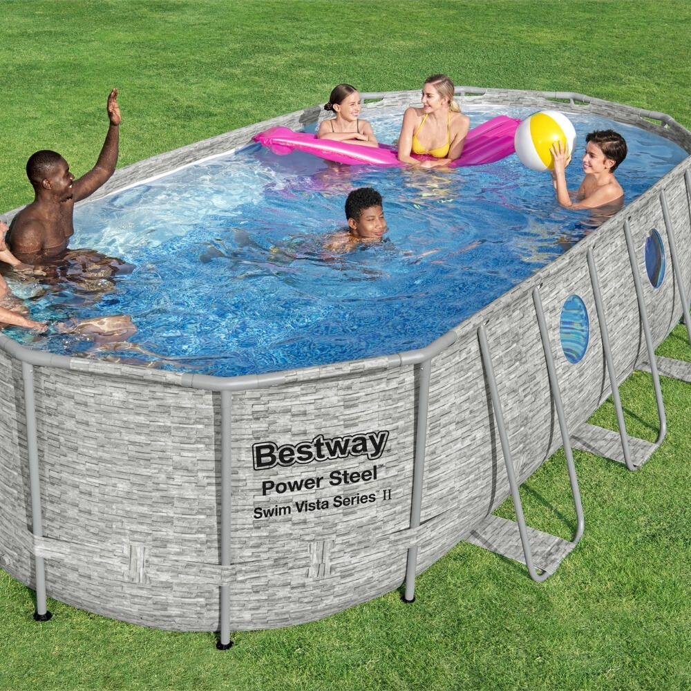 Bestway Power Steel Oval - 549x274x122 cm + Accessoires CB30 2/6