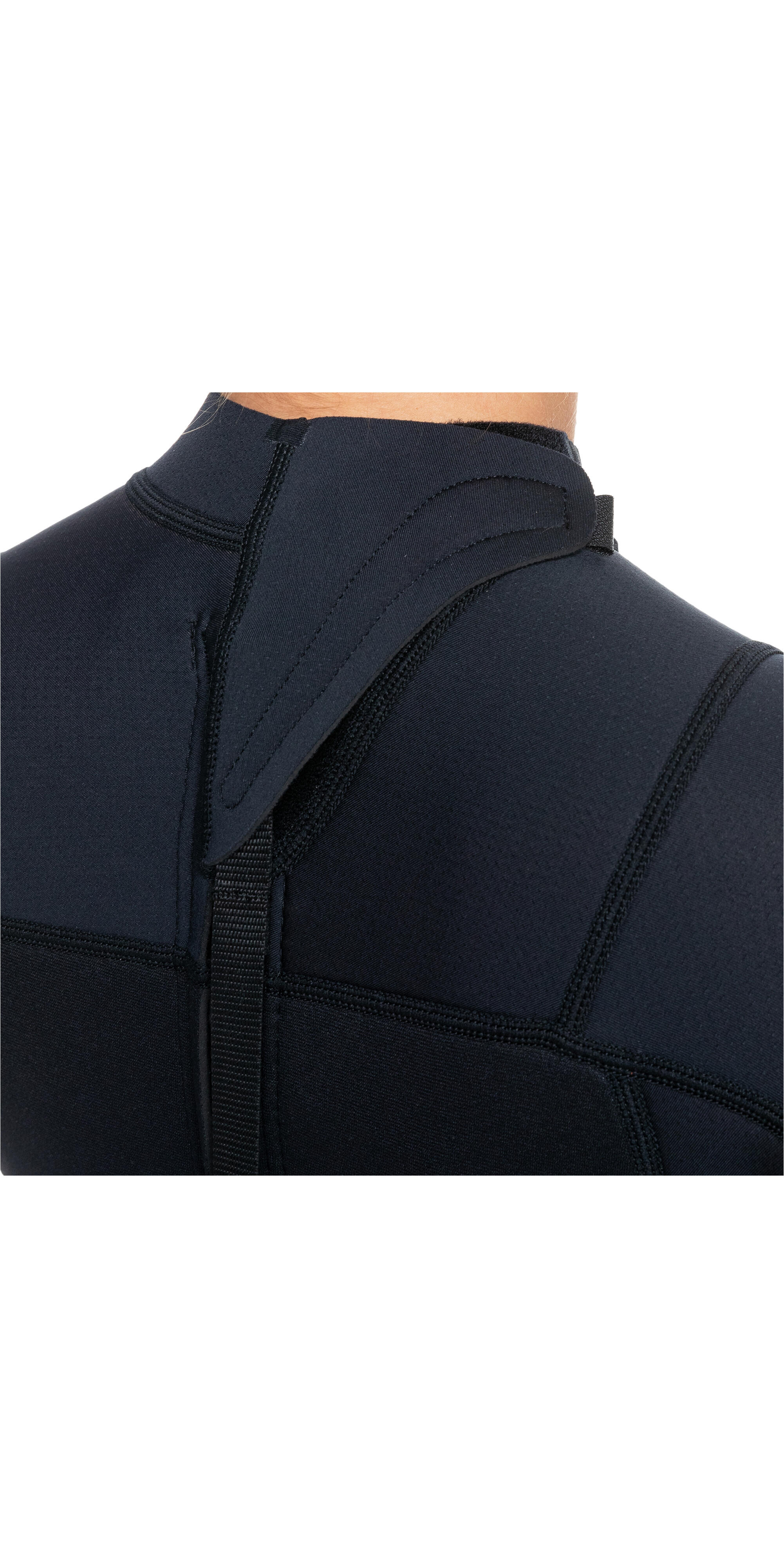 Combinaison de Surf Prologue 5/4/3mm  GBS - Zip au dos Noir Femmes 5/5
