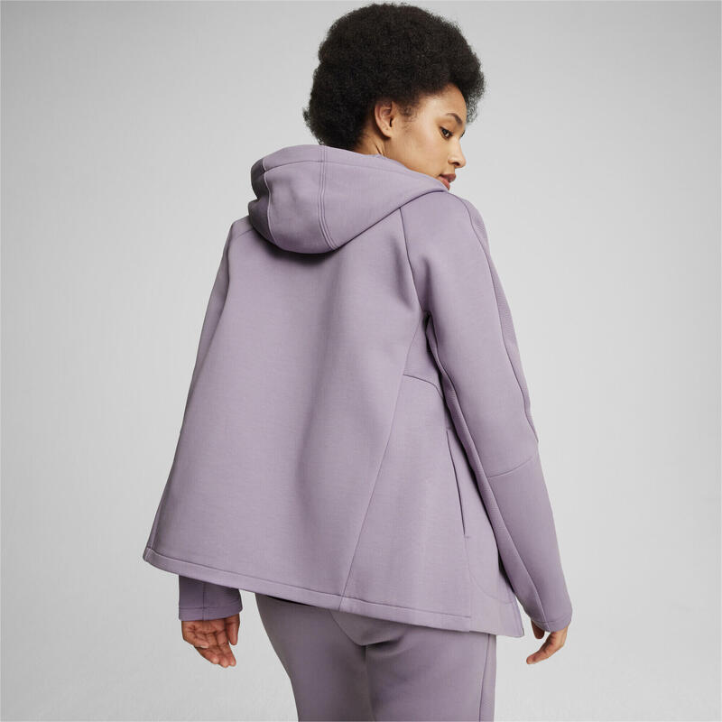 EVOSTRIPE Full-Zip kapucnis női kapucnis pulóver PUMA Pale Plum Purple