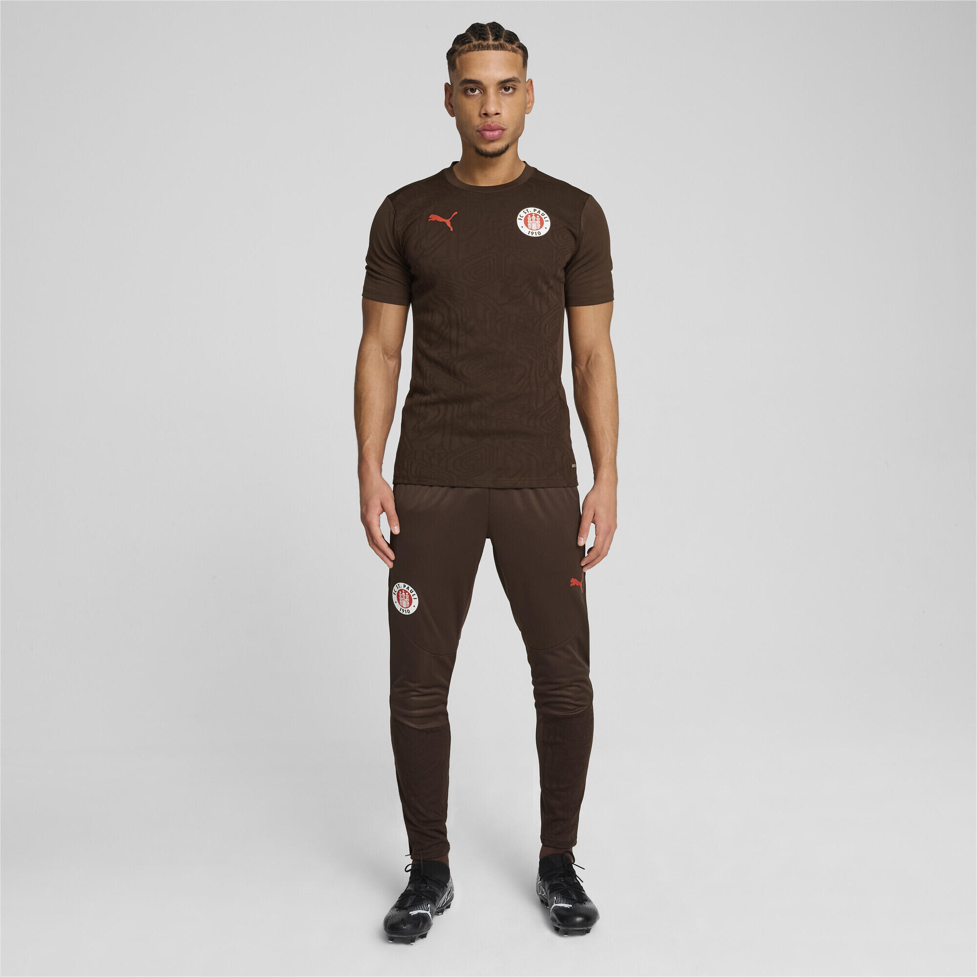 Maglia da allenamento FC St. Pauli da uomo PUMA Dark Chocolate Red Brown 2/7