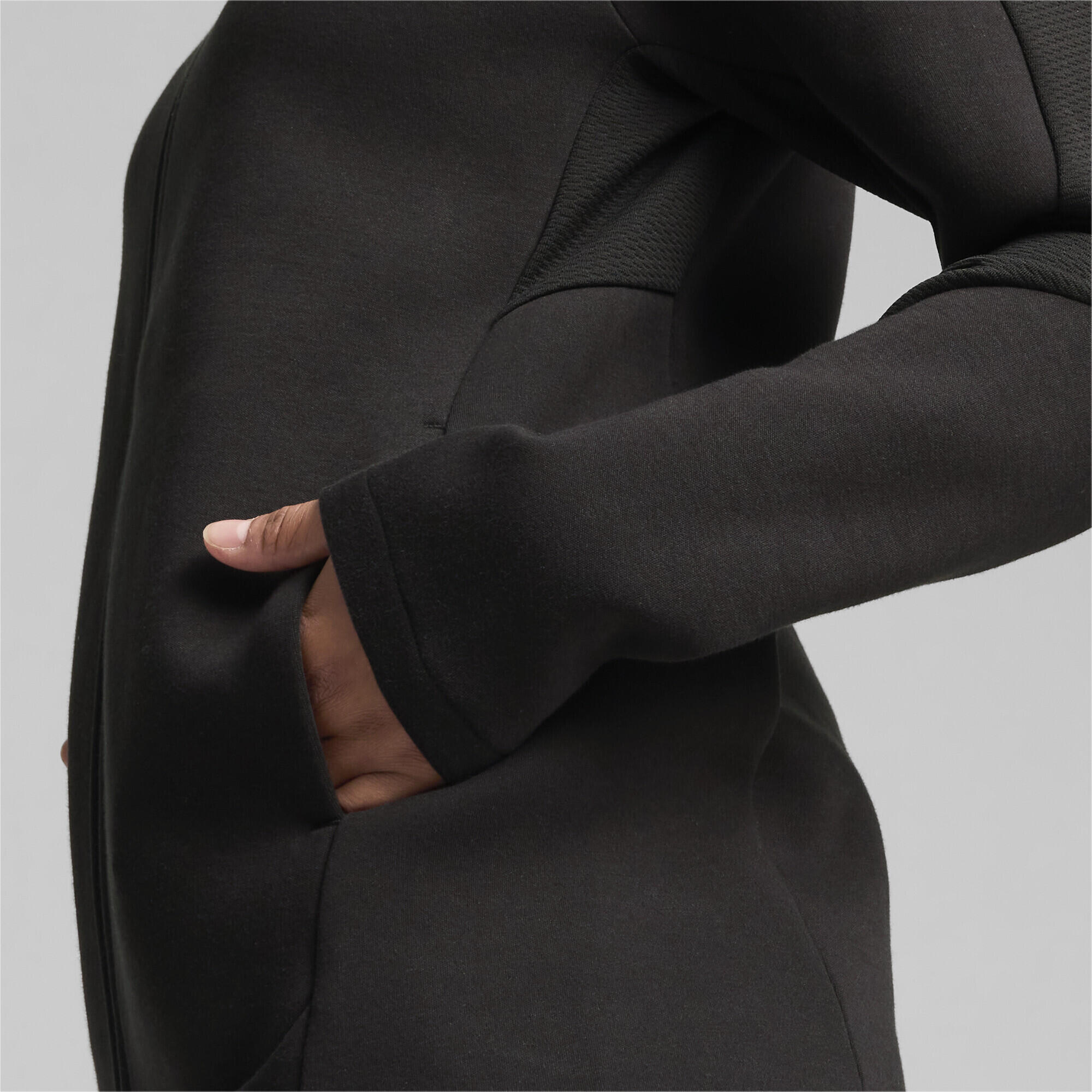 EVOSTRIPE Full-Zip kapucnis női kapucnis pulóver PUMA Black 4/7