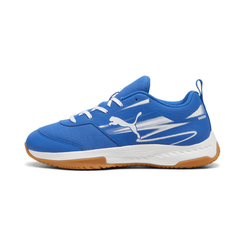 Varion II Hallensportschuhe Jugendliche PUMA Team Royal White Gum Blue Beige