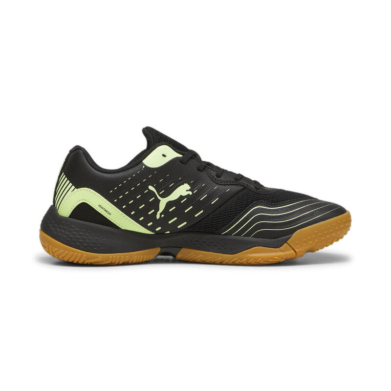 Solarflash III zaalschoenen PUMA Black Fizzy Apple Yellow