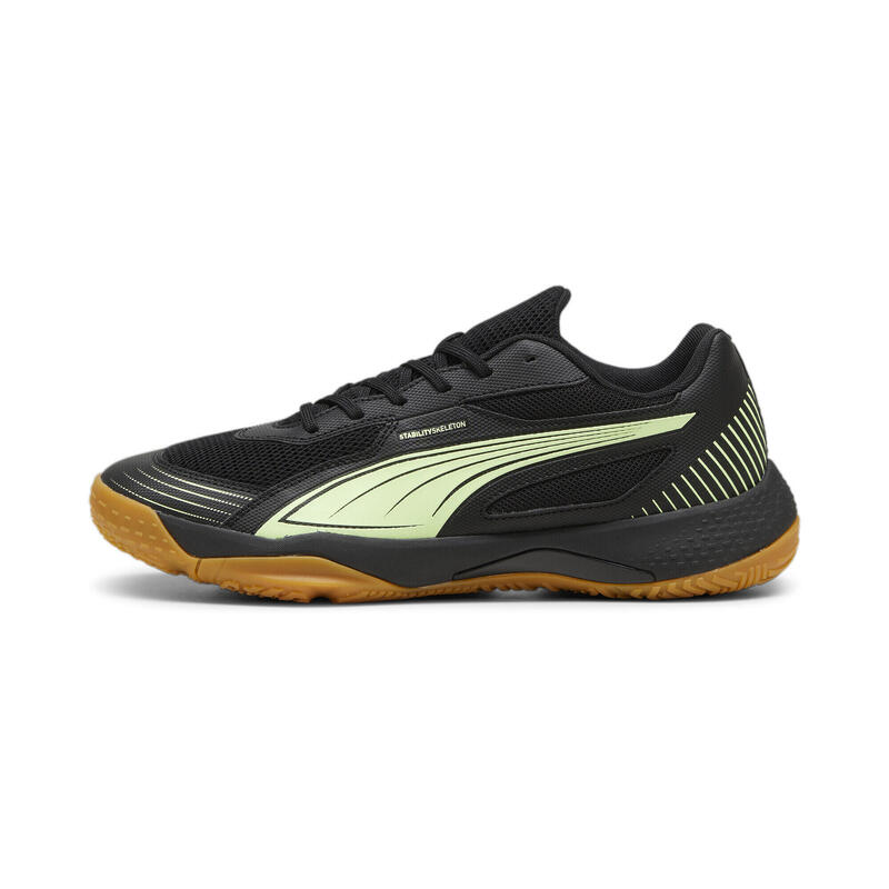 Chaussures de sport indoor Solarflash III PUMA Black Fizzy Apple Yellow